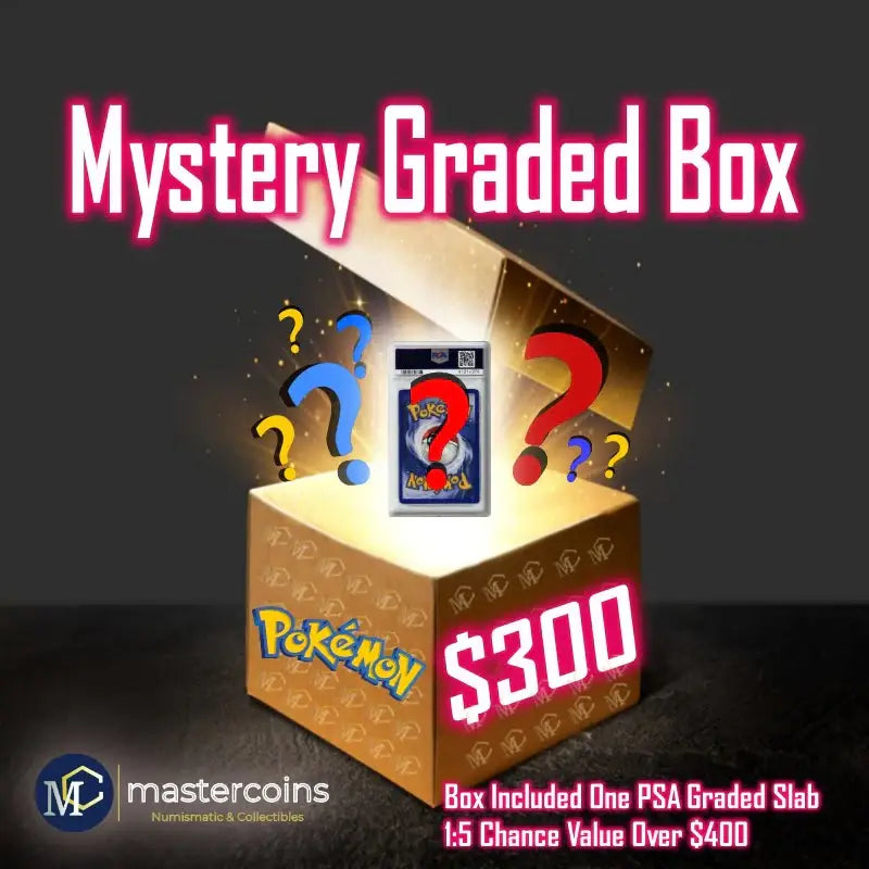 Pokemon $300 Surprise Graded Box - Mastercoins