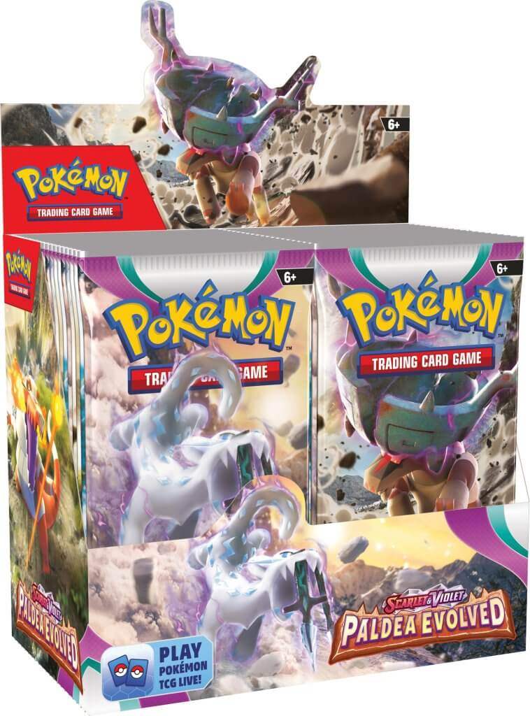 Pokemon TCG Scarlet & Violet Paldea Evolved Booster Box - Mastercoins