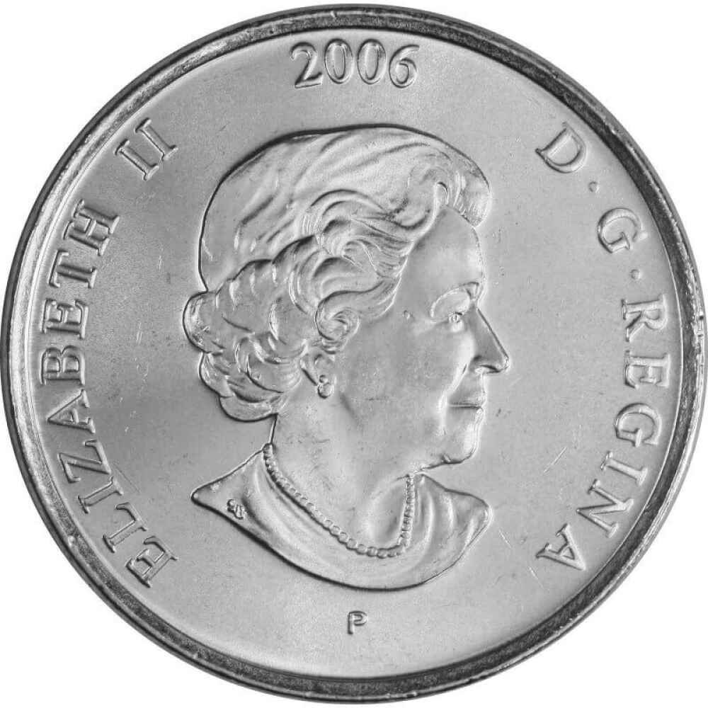 2006-P Canadian 25-Cent Pink Ribbon, Breast Cancer Awareness