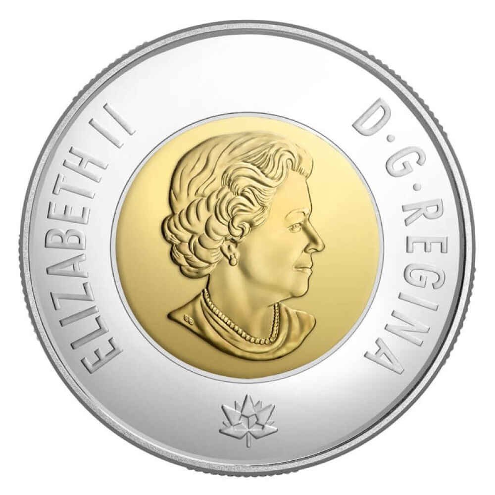 2017 Canadian $2 Dance Of The Spirits Toonie Coin Non-Coloured - UNC ex Mint Roll - Image 2