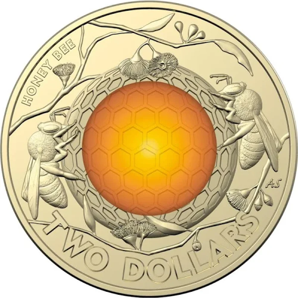 honey bee $2 dollar coins