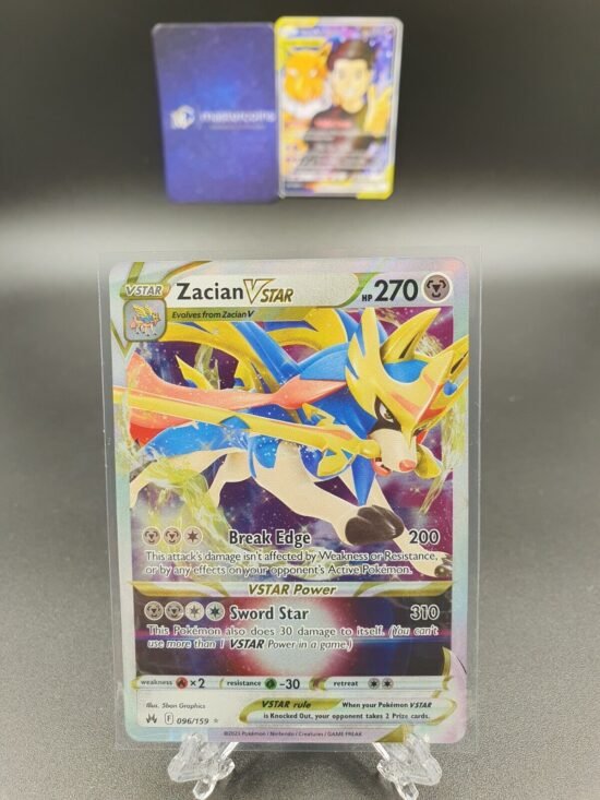  Zacian V & VSTAR - 096/159 - Crown Zenith - Pokemon