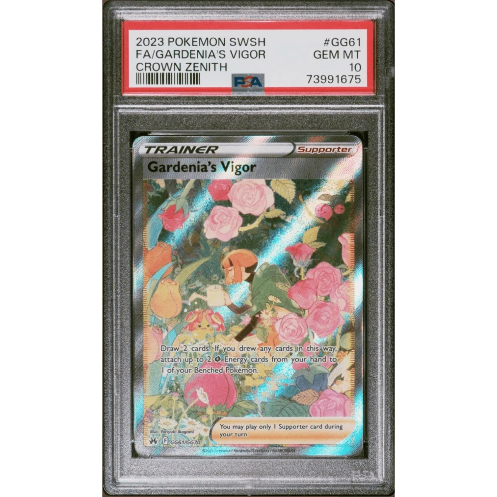 Gardenia's Vigor GG61/GG70 Crown Zenith Full Art PSA 10