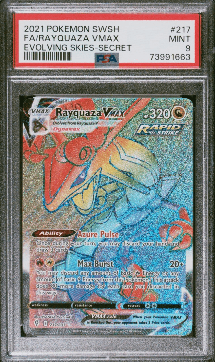 Rayquaza-VMAX (217/203), Busca de Cards