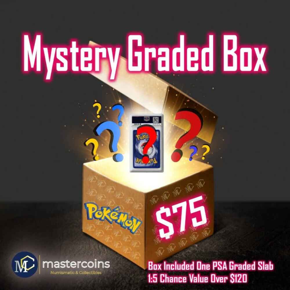 Pokemon $75 Surprise Graded Box