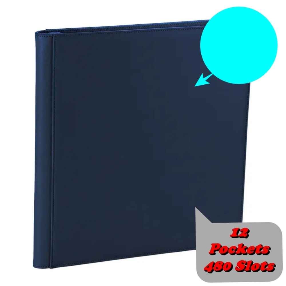 12 Pocket Zip Trading Card Binder - TEAL
