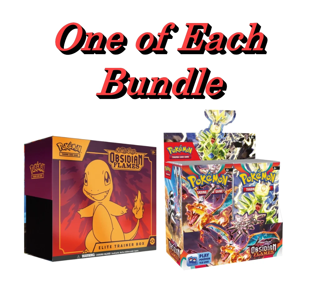 POKÉMON TCG Scarlet & Violet Obsidian Flames Booster Box & ETB Bundle