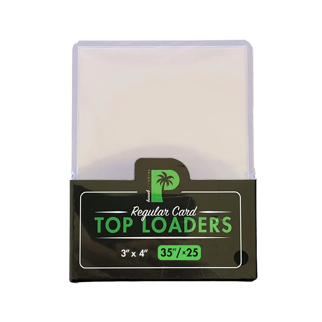 Standard 35pt Top Loaders - 25pc Pack - Palms off Gaming
