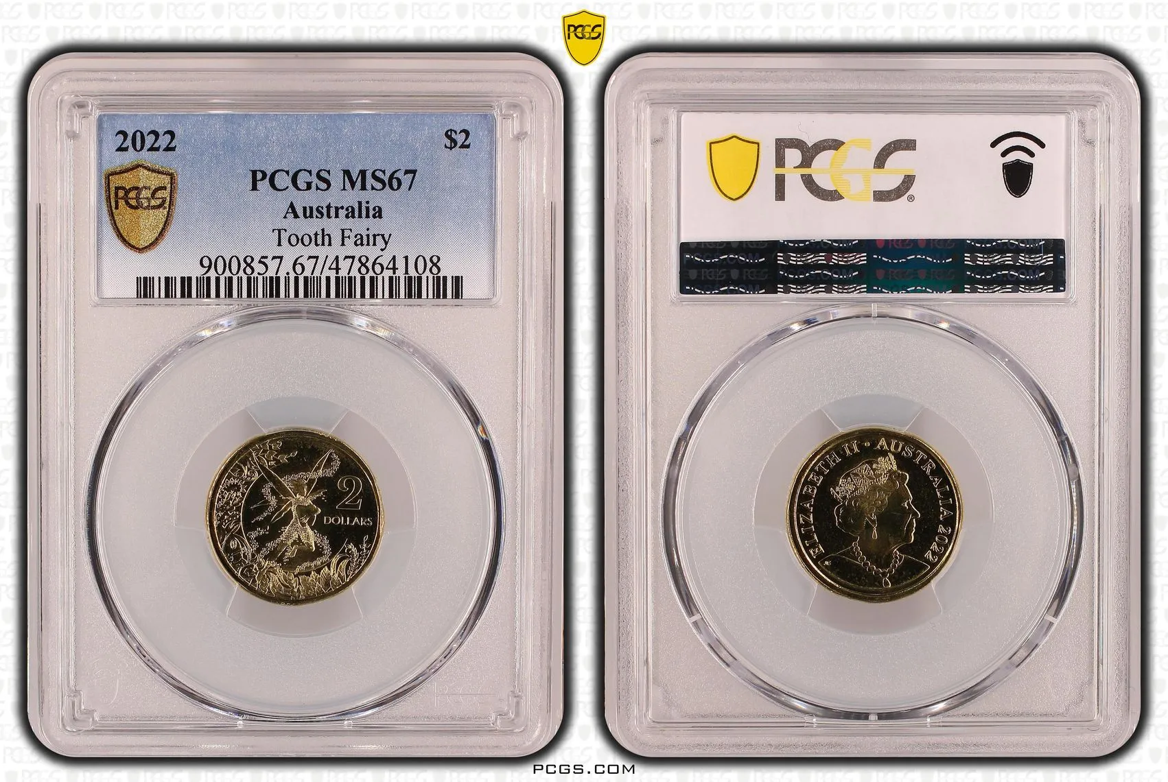 2022 Tooth Fairy $2 Dollar PCGS MS67