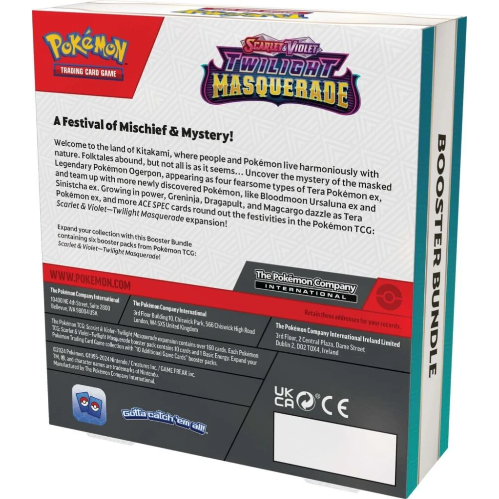 POKÉMON TCG Scarlet & Violet Twilight Masquerade Booster Bundle - Image 2