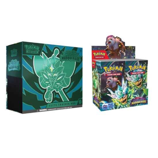 POKÉMON TCG Scarlet & Violet Twilight Masquerade Booster Box & ETB Bundle