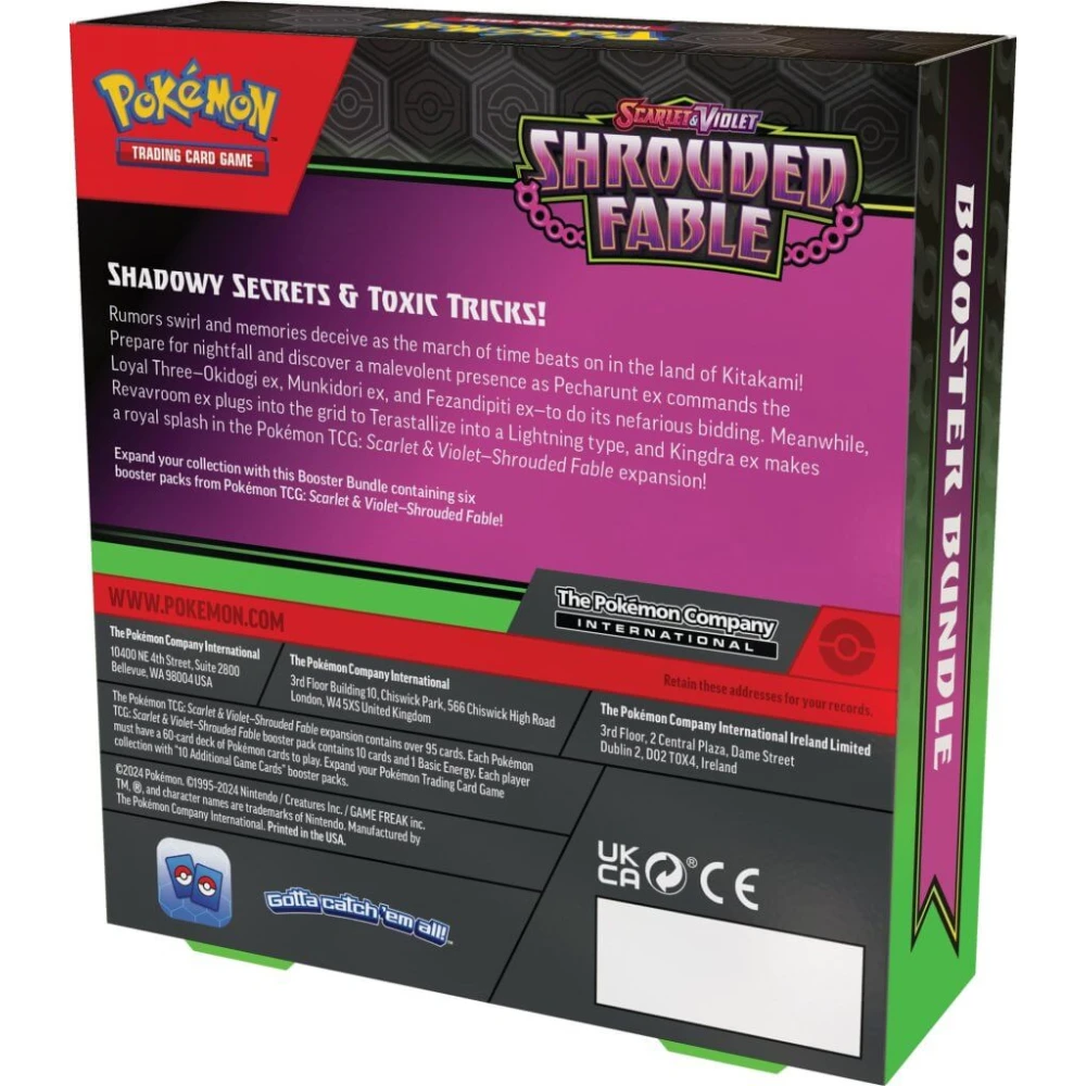 POKÉMON TCG Scarlet & Violet Shrouded Fable Booster Bundle - Image 3