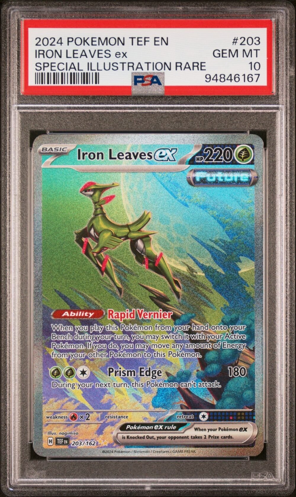 Iron Leaves 203 Temporal Forces PSA 10