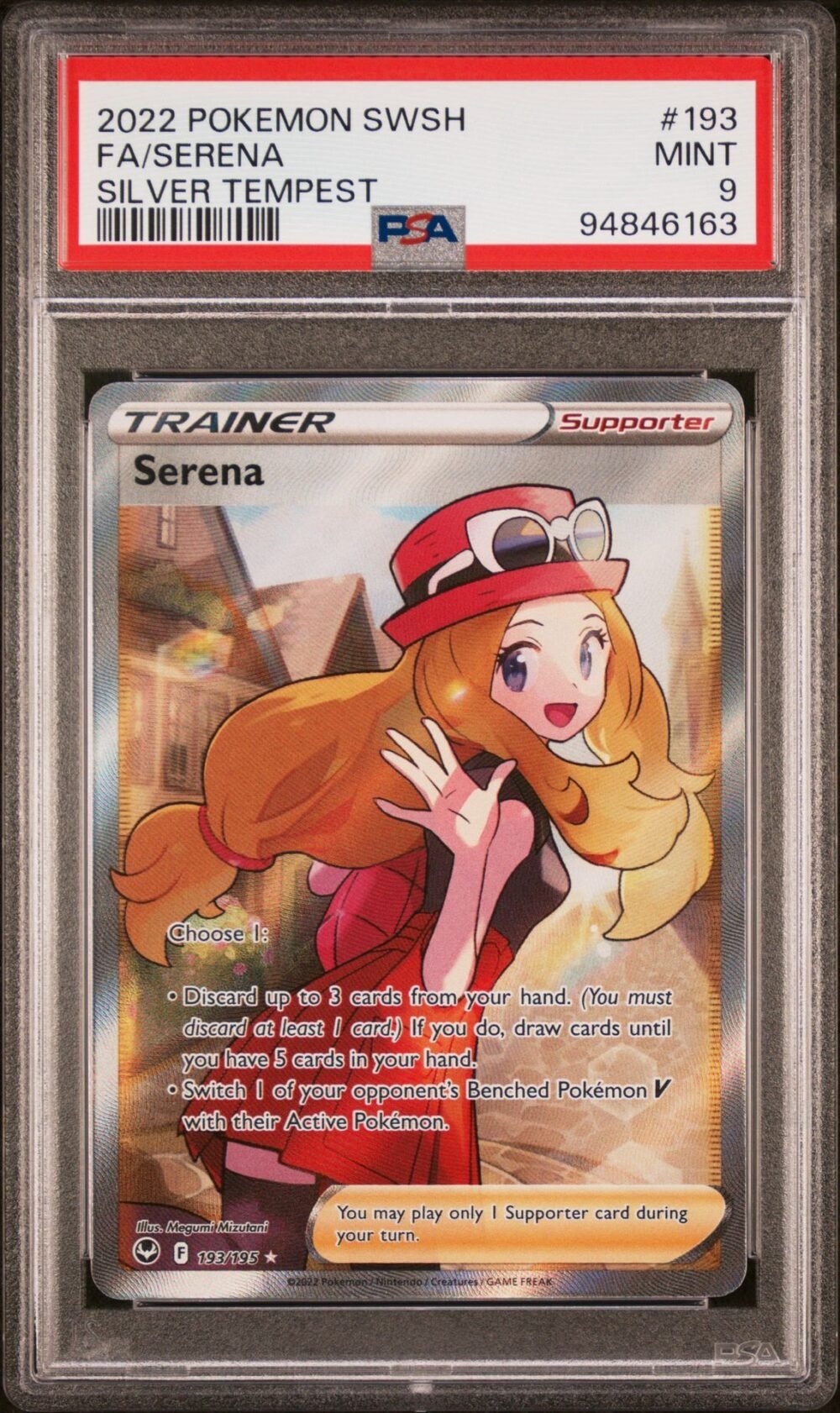 Serena 193 Silver Tempest PSA 9