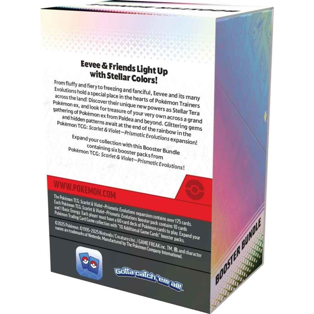 POKÉMON TCG Scarlet & Violet 8.5 Prismatic Evolutions Booster Bundle - Image 2