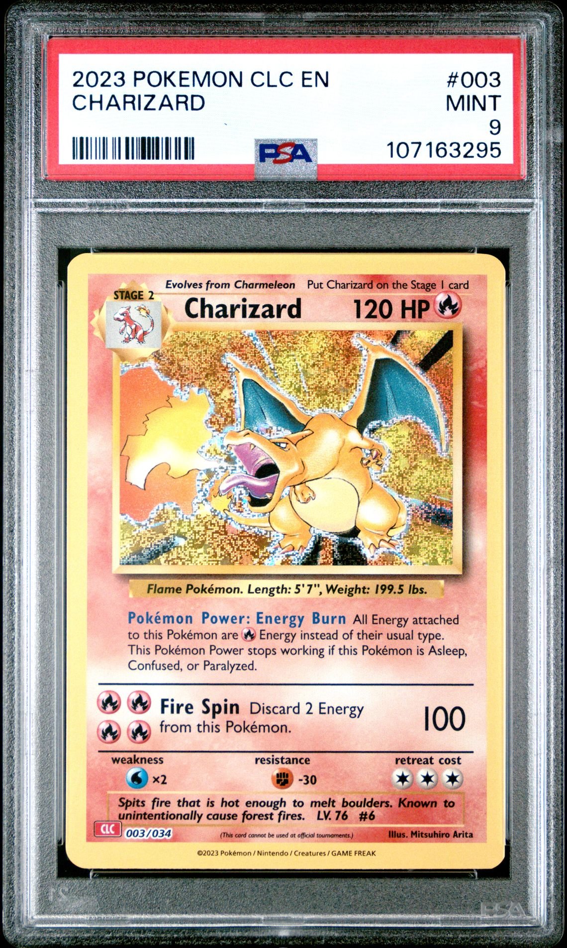 🎯CHARIZARD 003 CLC CLASSIC COLLECTION CHARIZARD & HO-OH DECK PSA 9