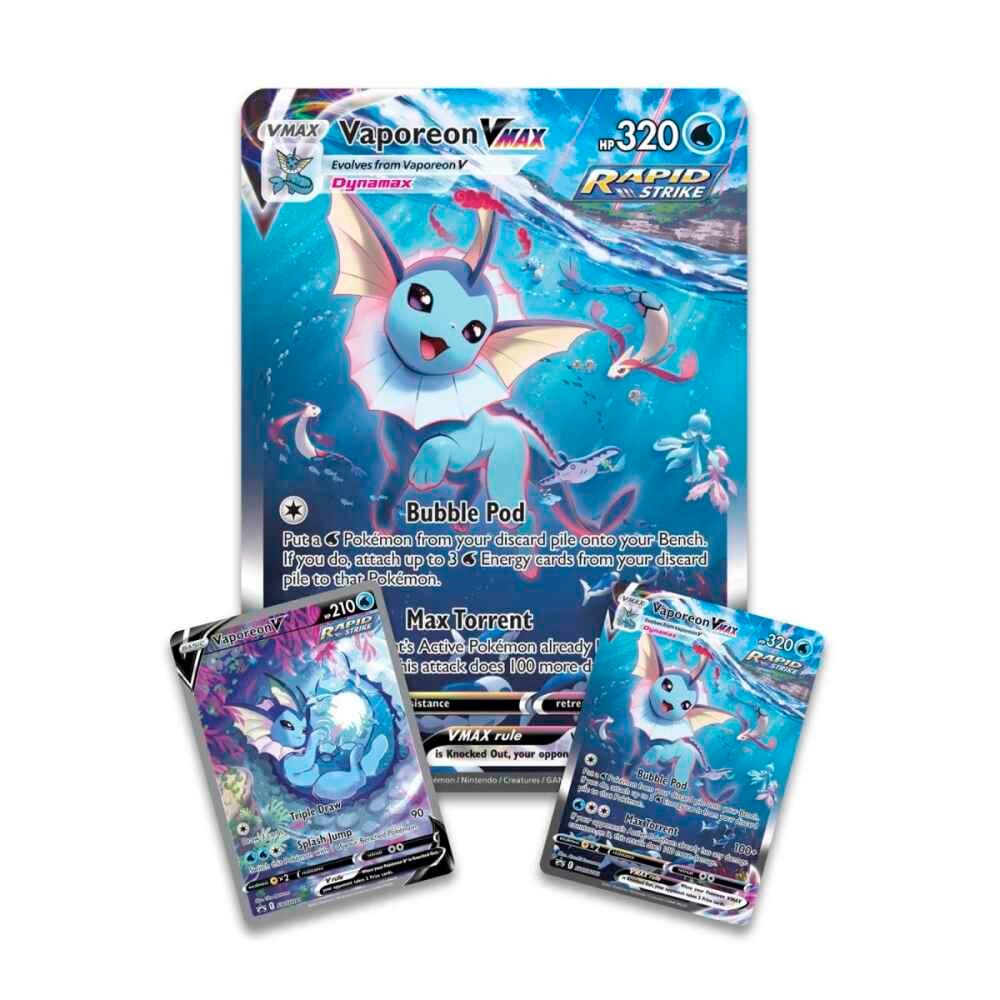 Pokémon TCG Vaporeon VMAX Premium Collection - Image 2
