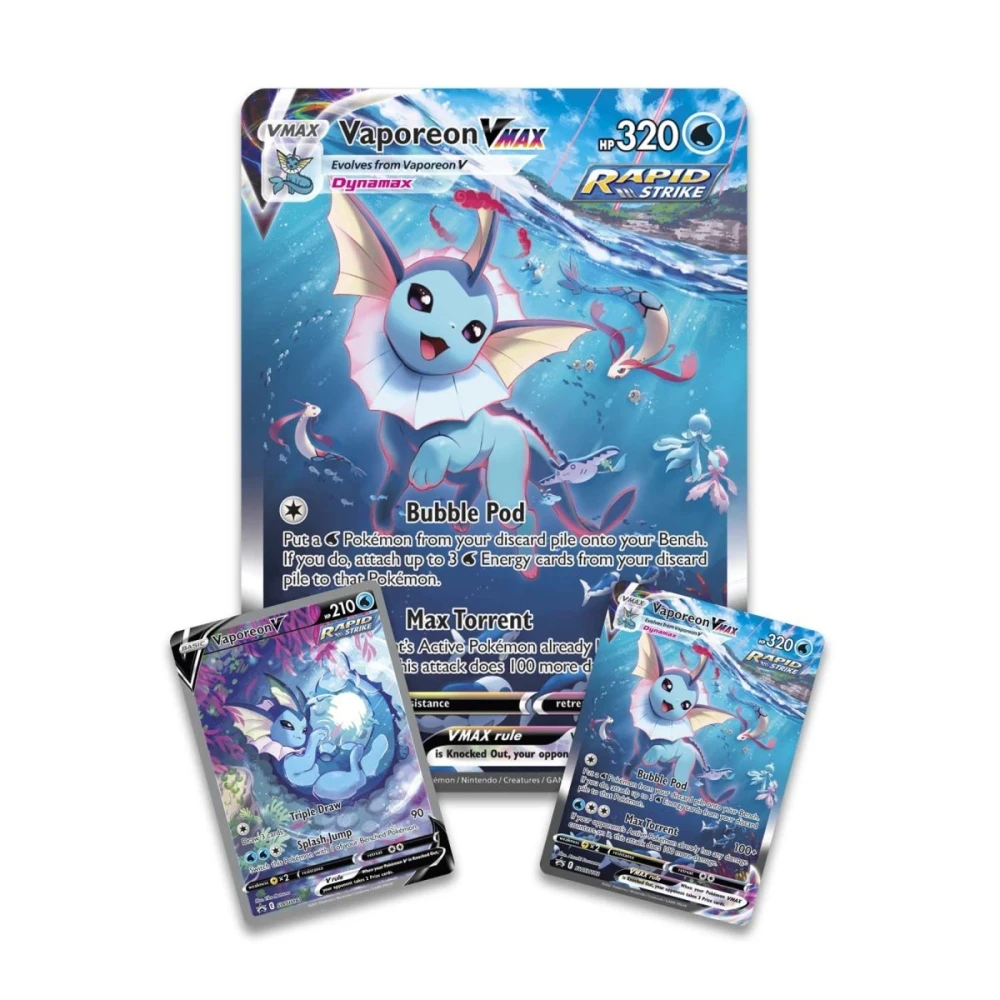 Pokémon TCG Vaporeon VMAX Premium Collection - Image 2