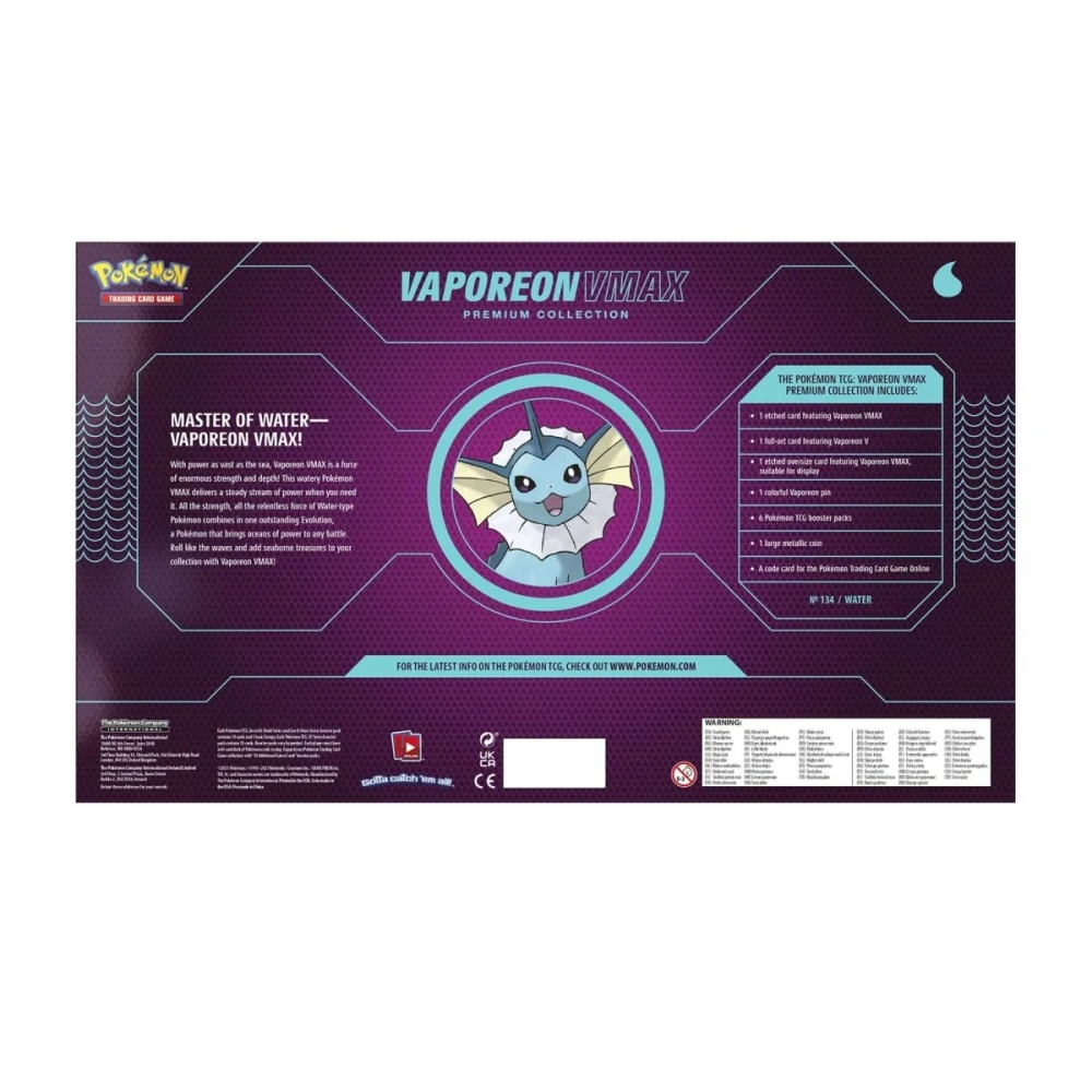 Pokémon TCG Vaporeon VMAX Premium Collection - Image 3