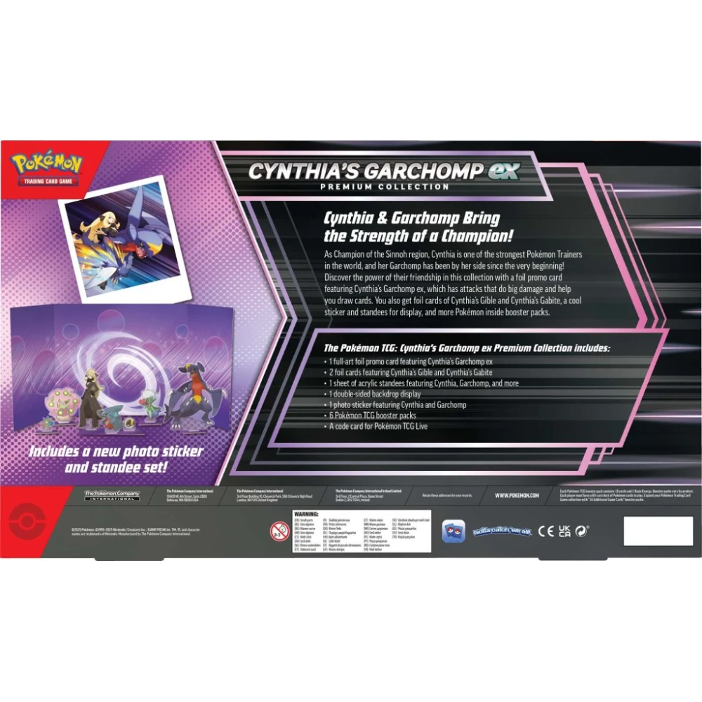Pokemon TCG Cynthia's Garchomp ex Premium Collection - Image 3