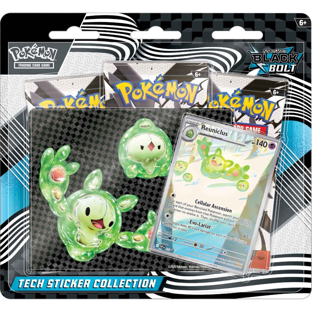 Pokémon TCG: Scarlet & Violet— Black Bolt Tech Sticker Collection