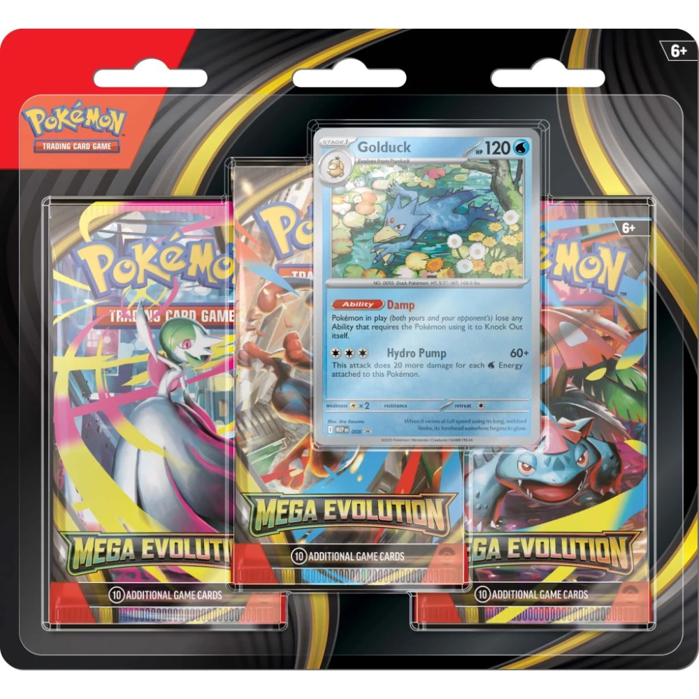 Pokémon TCG: Mega Evolution Three Booster Blister - Image 2