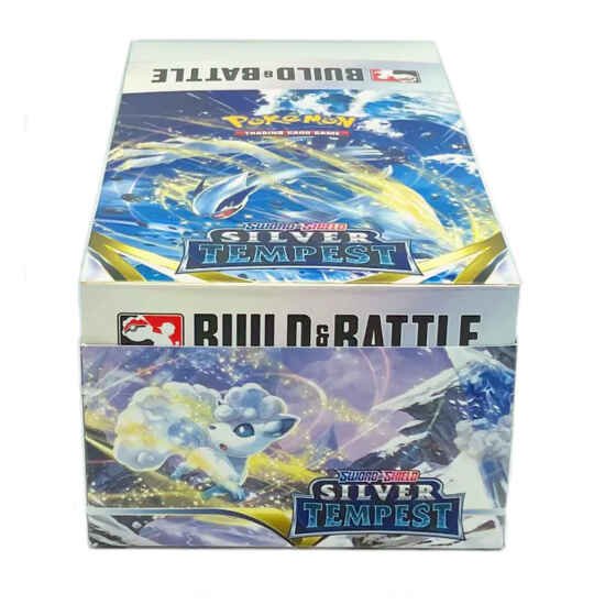 Pokemon TCG Sword and Shield - Silver Tempest Build & Battle (10) Display Case