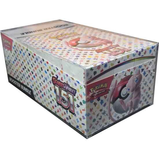 POKEMON TCG Scarlet & Violet 151 Booster Bundle Sealed Display Case MINT (10 Bundle)