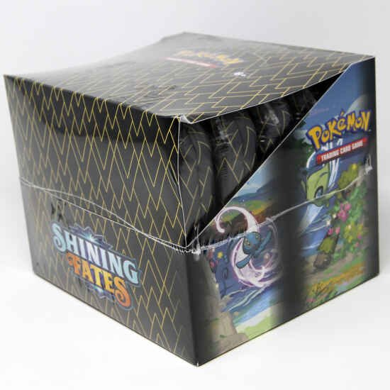 POKEMON TCG Sword & Shield Shining Fates Mini Tins Sealed Display of 10 Tins
