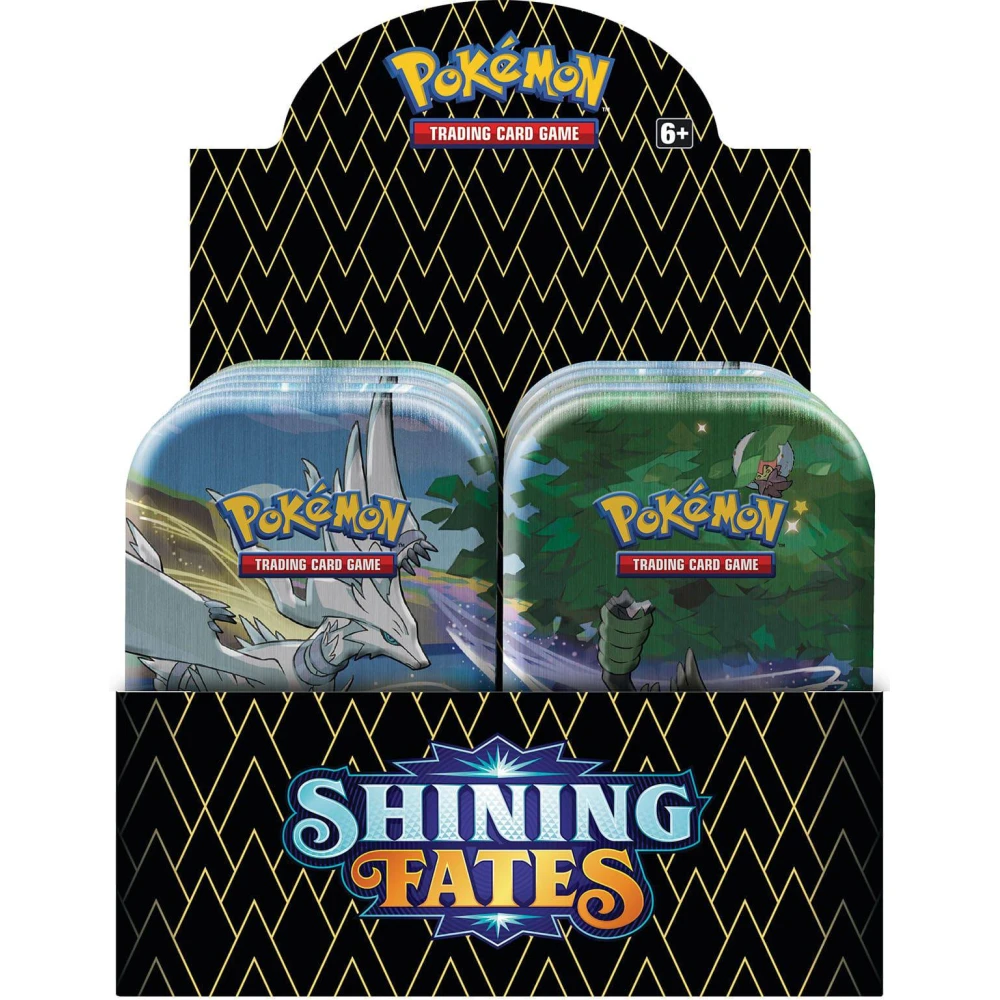 POKEMON TCG Sword & Shield Shining Fates Mini Tins Sealed Display of 10 Tins - Image 2
