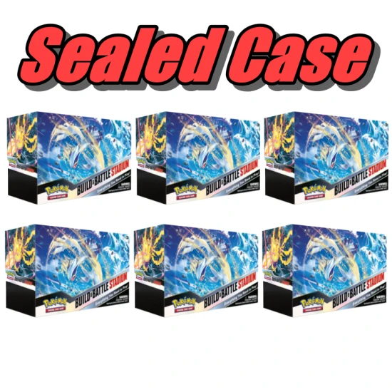 Pokemon TCG: Sword & Shield Silver Tempest Build & Battle Stadium Case