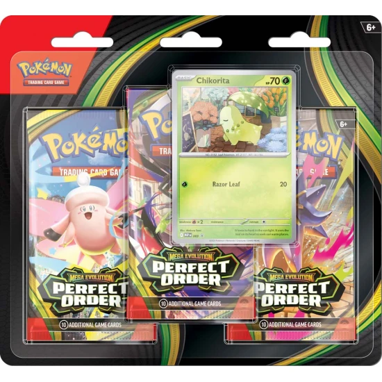 Pokémon TCG: Mega Evolution—Perfect Order 3-Booster Blister